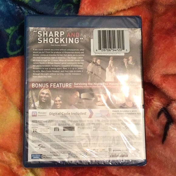 The Purge Blu Ray And Digital Copy new sealed - Picture 5 of 7